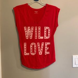 Express red t-shirt